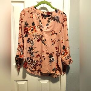Zac and Rachel floral long sleeve blouse